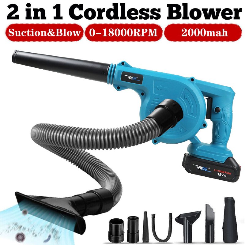 2in1 Cordless Blower منفاخ لاسلكي 2 في 1