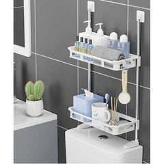 رفوف تخزين لصالة الحمام، دعامة المرحاض