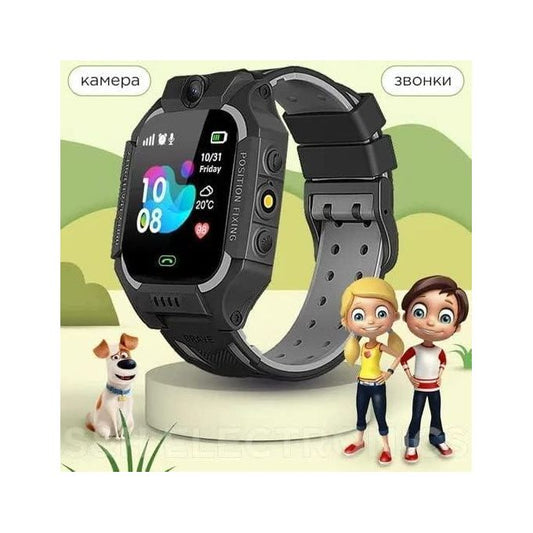 SWZEC Montre GPS Smart watch pour enfant Montre GPSS pour enfant Montre Intelligente pour Enfants  localisation LBS tracker Noir