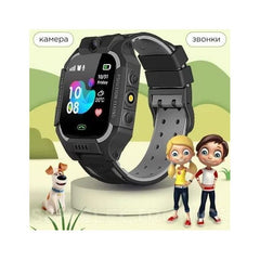 SWZEC Montre GPS Smart watch pour enfant Montre GPSS pour enfant Montre Intelligente pour Enfants  localisation LBS tracker Noir