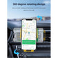 حامل شاحن السيارة اللاسلكي، تثبيت تلقائي، دوران 360 درجة Support de chargeur sans fil de voiture