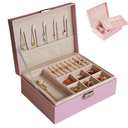 Boîte à Bijoux Élégante pour Femme علبة مجوهرات أنيق للنساء