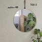 مرآة حائط دائرية بتصميم أنيق وبسيط، قطعة ديكور Miroir mural rond au design épuré et élégant pièce décorative