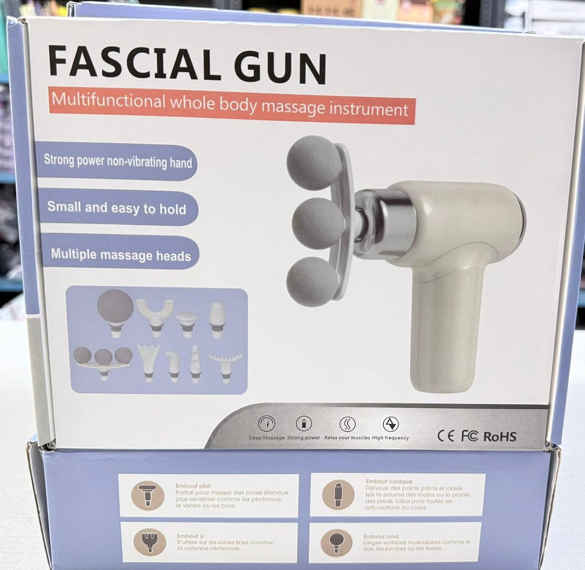 مسدس تدليك Gun-M999 جهاز تدليك قوي بتقنية الطرق  Gun-M999 Pistolet de massage, appareil de massage par percussion