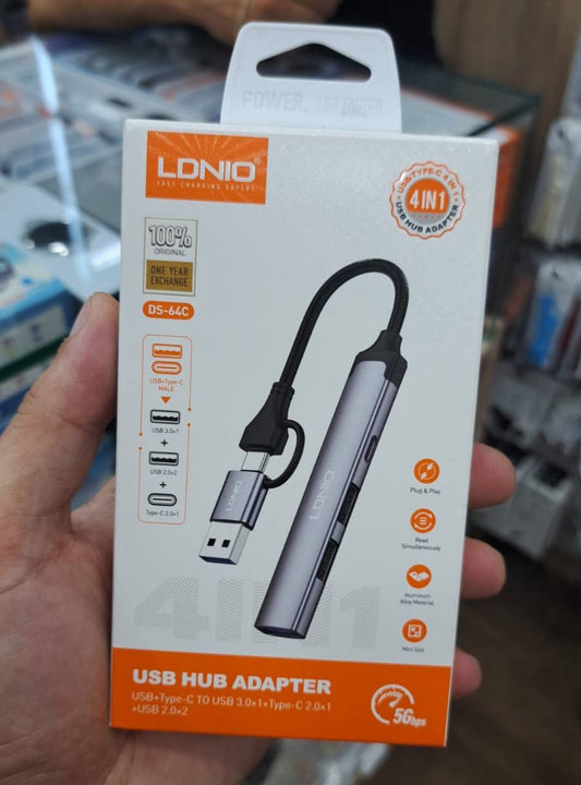 USB HUB ADAPTER 4IN1