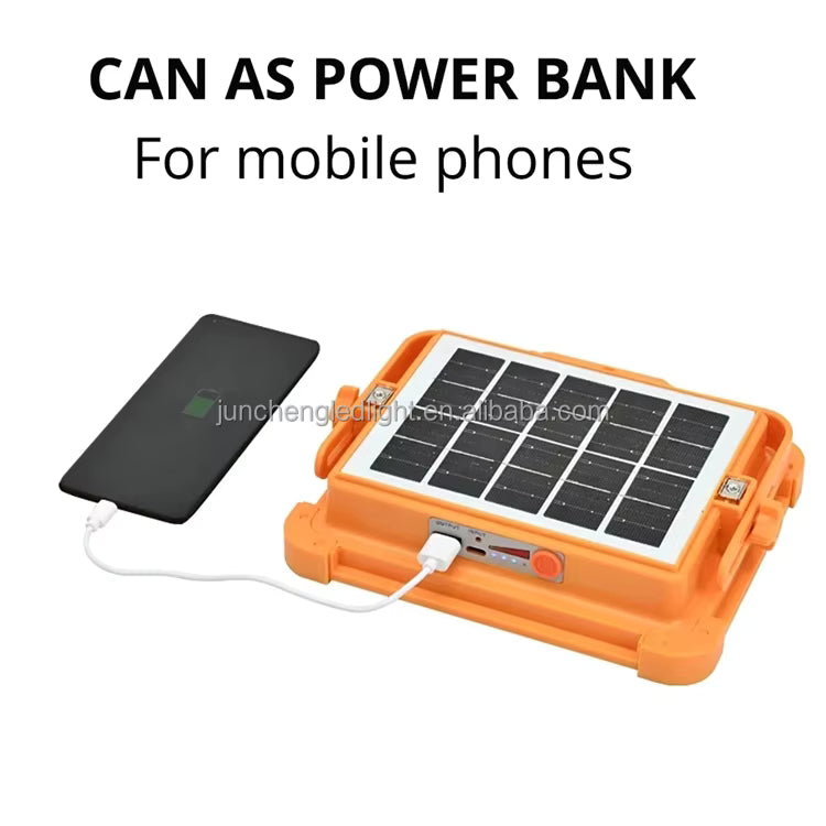 مصباح LED يعمل بالطاقة الشمسية للطوارئ محمول Portable extérieur d'urgence solaire lumière LED