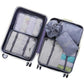Organisateurs de valise de type cubes d'emballage منظمات حقائب سفر مجموعات متعددة القطع لترتيب الملابس والإكسسوارات