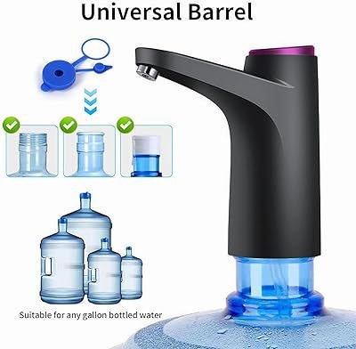 مضخة توزيع مياه كهربائية Pompe de distributeur d'eau électrique pour bidons