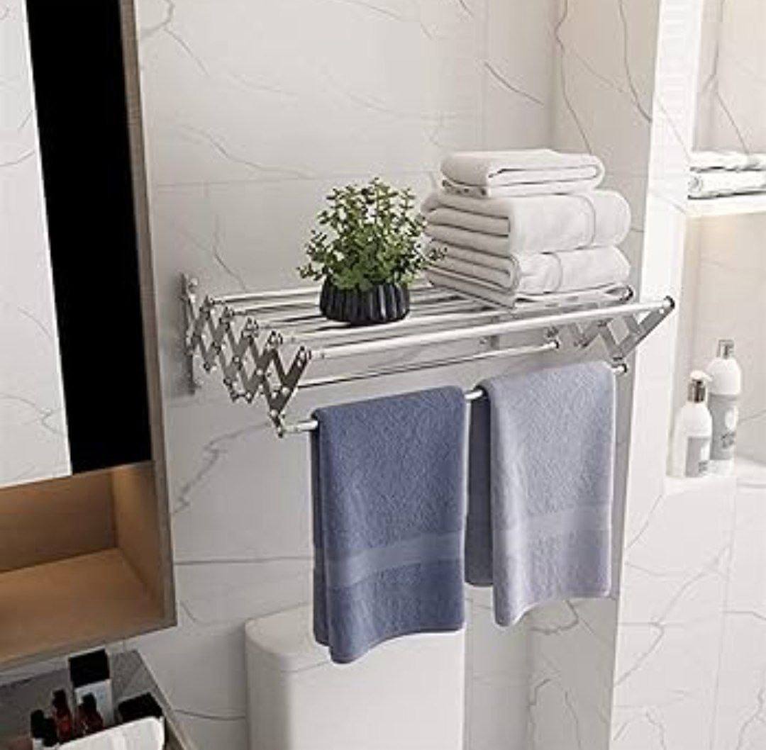 مجفف ملابس جداري قابل للتمدد بتصميم الأكورديون Sèche-linge mural extensible en accordéon