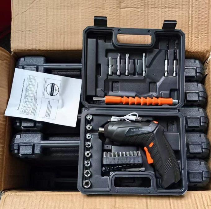 مفك براغي لاسلكي 4.2 فولت، مفك براغي لاسلكي صغير Visseuse sans fil 4,2 V, petite visseuse sans fil 3,5 Nm avec 47 accessoires