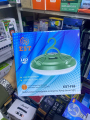 Multi-function rechargeable emergency light EST-F69LED  مصباح طوارئ قابل لإعادة الشحن ومتعدد الوظائف