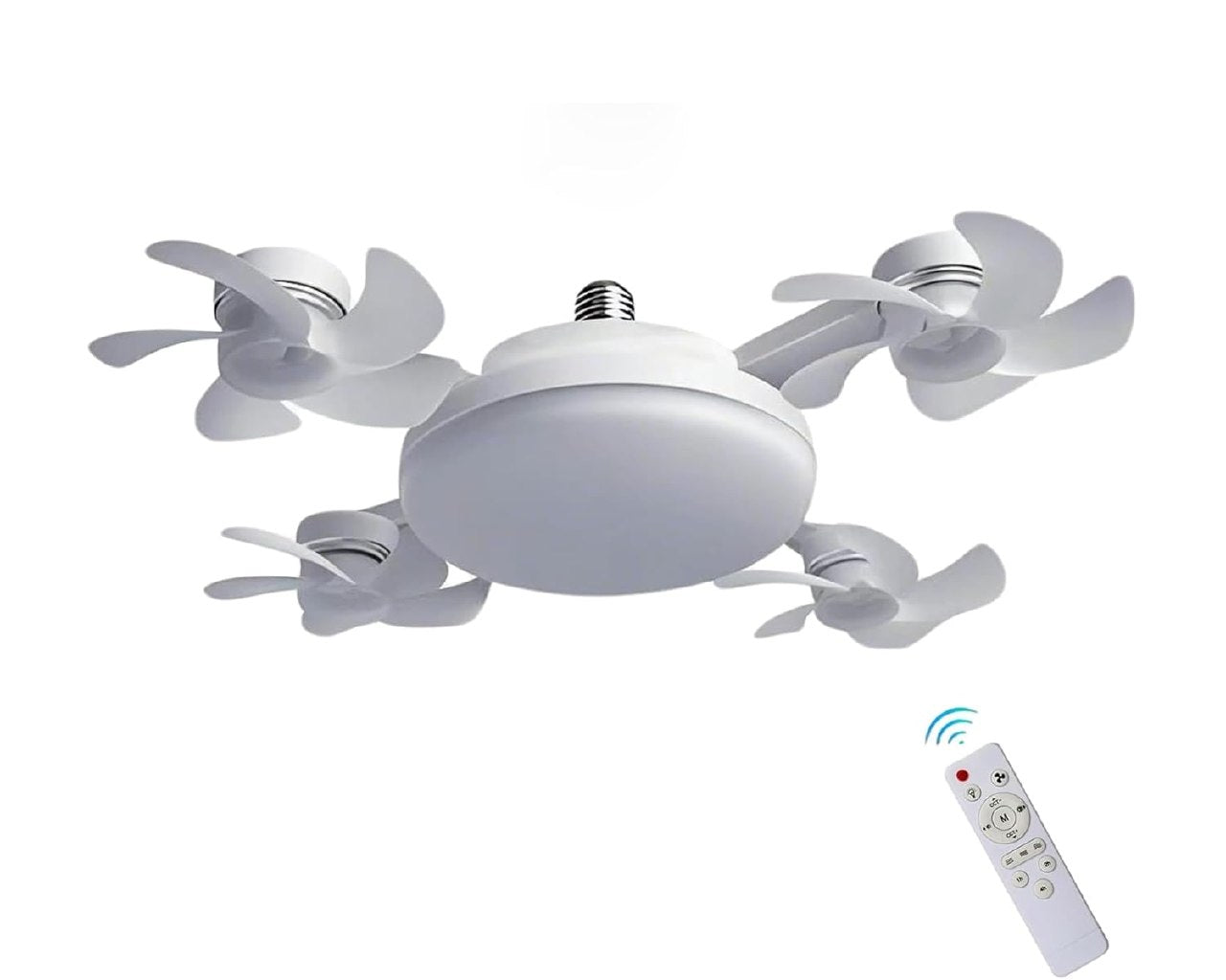 Ventilateur plafond éclairage télécommande مروحة سقفية بإضاءة وتحكم عن بعد