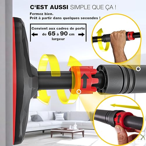 Barre de traction, barre de traction murale KS270 قضيب سحب، قضيب سحب مثبت على الحائط، قضيب تمارين متعدد المقابض