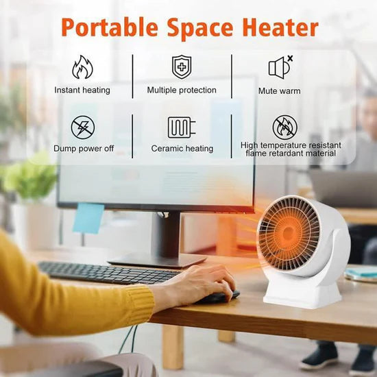 سخان كهربائي صغير سخان الحمل الحراري 900 واط Chauffage à convection 900W