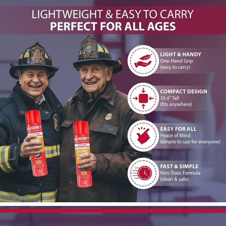 Extincteur portable à base d'eau à 360° Aérosol extincteur طفاية حريق محمولة 360 درجة، أساسها الماء، بخاخ