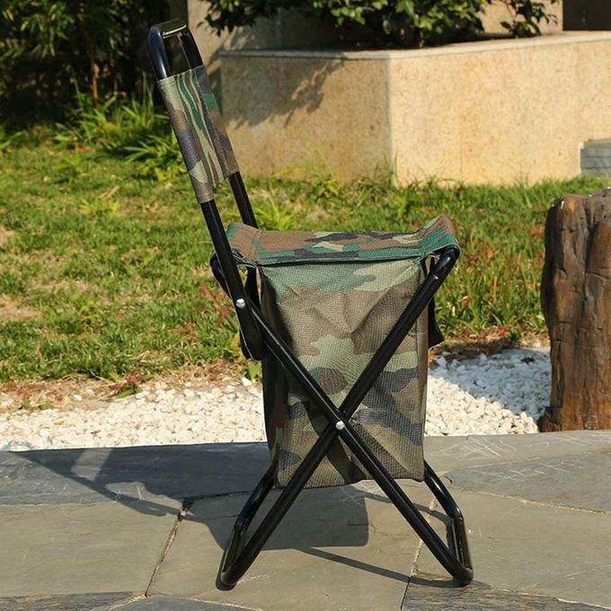 كرسي قابل للطي مع حقيبة للرحلات والخرجات والصيد 2en1 Chaise avec Sac, Pliable Léger Camping