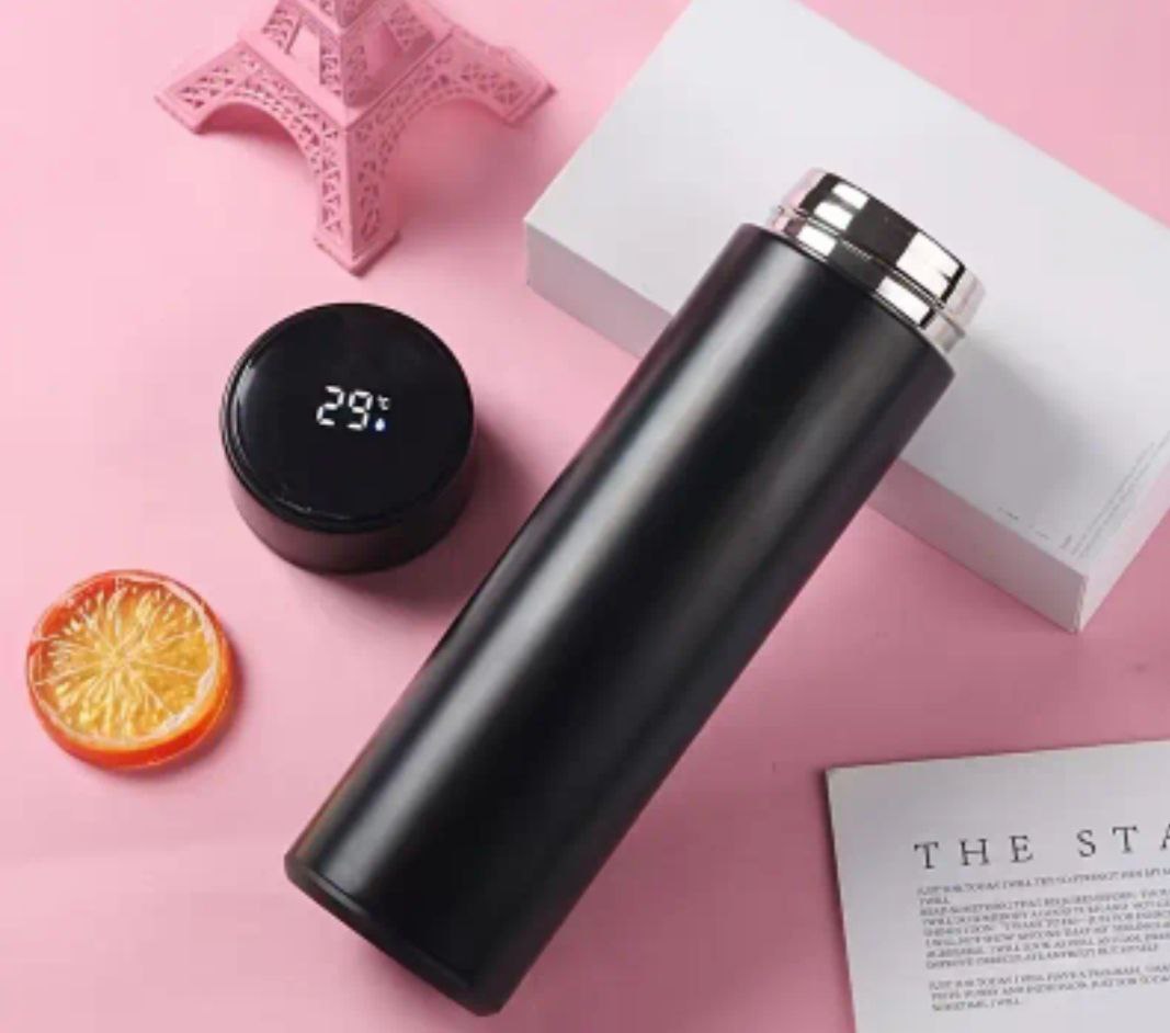 Gobelet Isolé Thermomètre Intelligent Bouteille d'Eau en Acier
