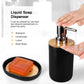 Ensemble Accessoires Salle de Bain 6 Pièces Moderne Distributeur de Savon, Brosse WC, Porte Savon et Gobelet طقم إكسسوارات حمام