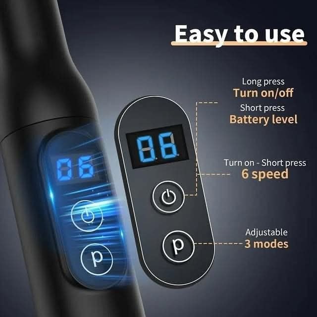مسدس تدليك الوجه الكهربائي Fascial Gun Massage  Pistolet de massage électrique Facial de massage