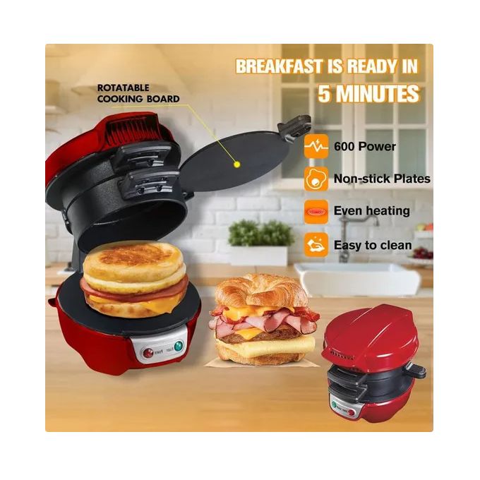 صانعة الساندويتشات، شواية الساندويتشات Appareils À Sandwiches, Grill Sandwich Hamburger