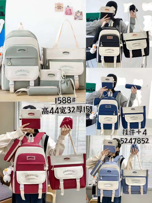 Casual backpack large capacity middle school bag