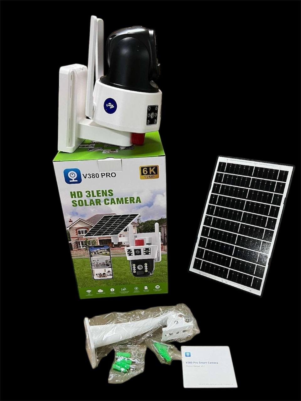 Caméra solaire WIFI 4G sim V380