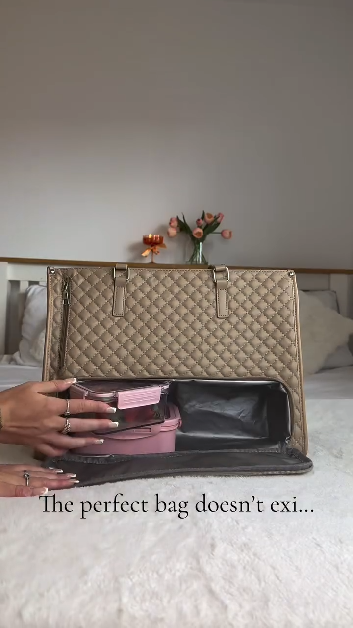 Sac à lunch isotherme pour femme حقيبة غداء نسائية معزولة مع حجرات متعددة الأغراض