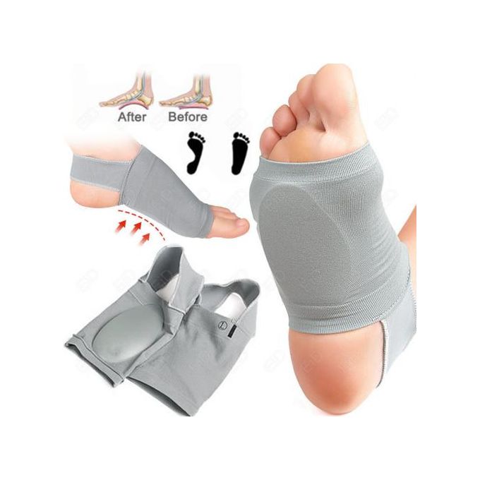 Plantar Fascilitis Arch Sleeve حزام دعم القوس، وسادة الكعب، نعل داخلي للقدم المسطحة