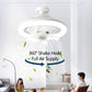 Ventilateur de plafond avec éclairage LED intégré et télécommande