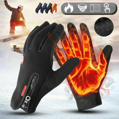 قفازات شتوية للرجال والنساء مقاومة للماء ودافئة تعمل باللمس Gants d'hiver pour hommes et femmes