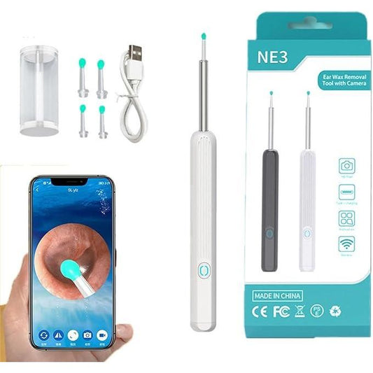 Cure-Oreilles Visible Sans Fil NE3 HD avec Recharge Type-C منظف الأذن اللاسلكي المرئي NE3