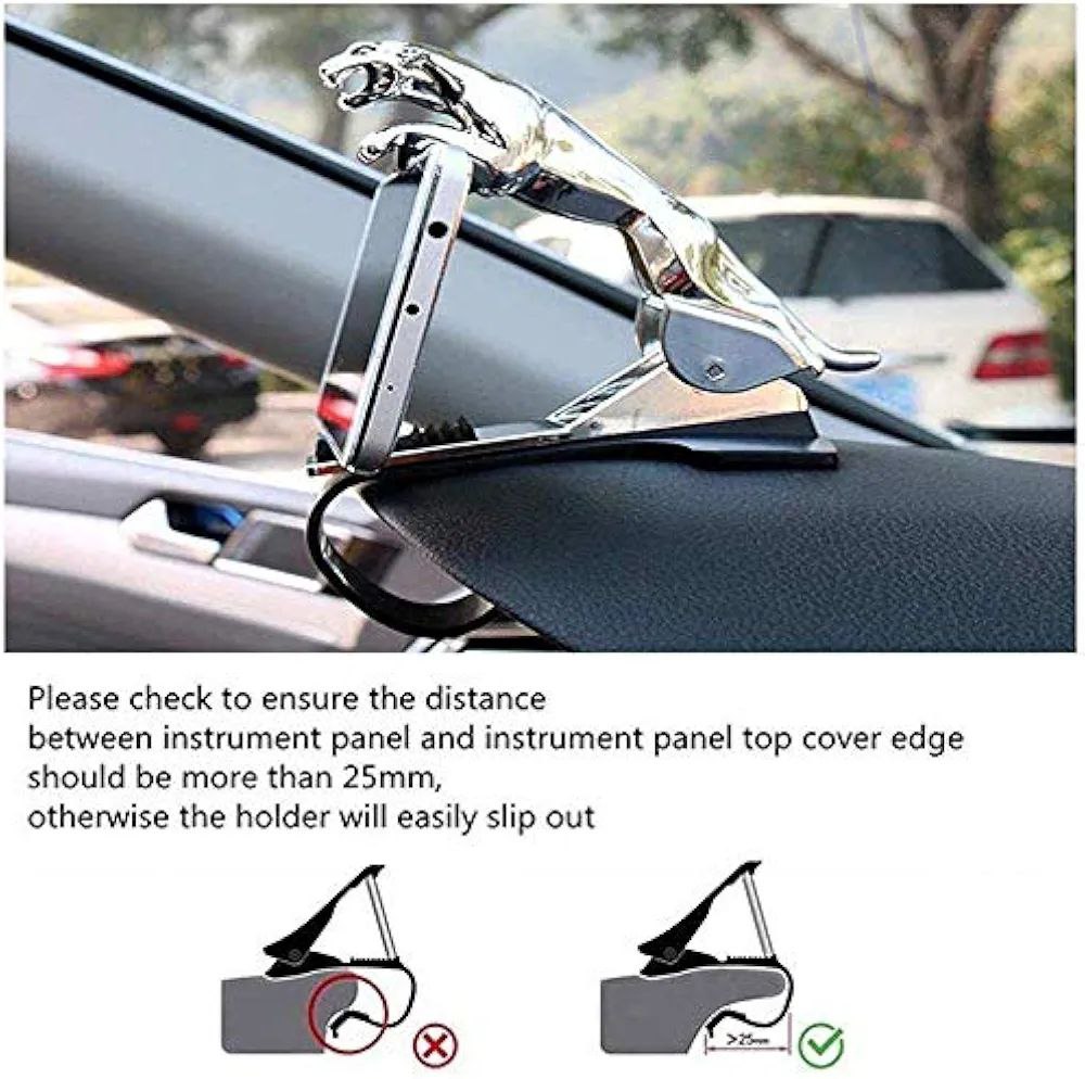 Support mobile TELEPHONE voiture en forme de jaguar حامل هاتف للسيارة على شكل نمر جاكوار