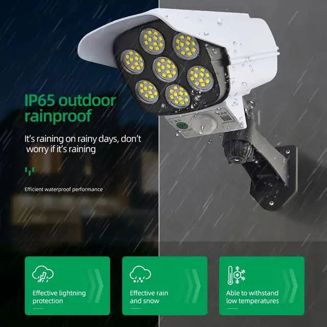 Projecteur Solaire Solar Sensor light 77 SMD LED 2178T