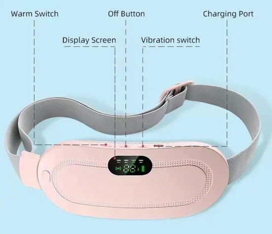 Ceinture menstruelle chauffante حزام الدورة الشهرية الساخن