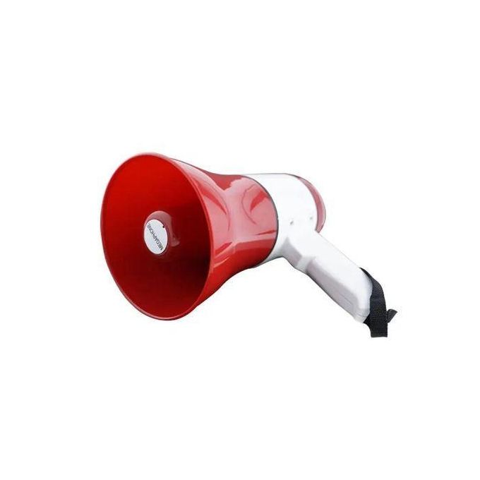 مكبر صوت محمول باليد مزود بخاصية التسجيل القابلة لإعادة الشحن  Mégaphone à main avec enregistrement rechargeable et haut-parleur puissant