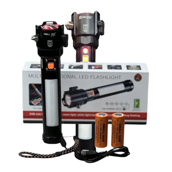 LED Flashlight Lampe Torche de poche LED multifonctionnelle مصباح LED متعدد الوظائف