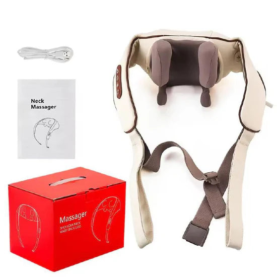 Neck massager Masseur de cou مدلك الرقبة جهاز تدليك للرقبة والكتفين مع خاصية التسخين