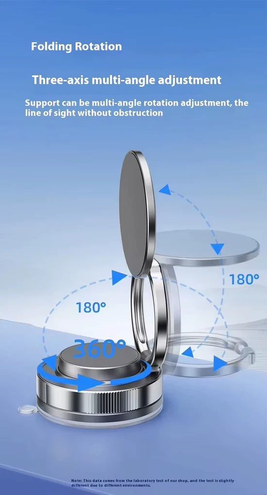 حامل هاتف مغناطيسي بزاوية 360 درجة للسيارة والمكتب Support Téléphone Magnétique 360° pour Voiture et Bureau