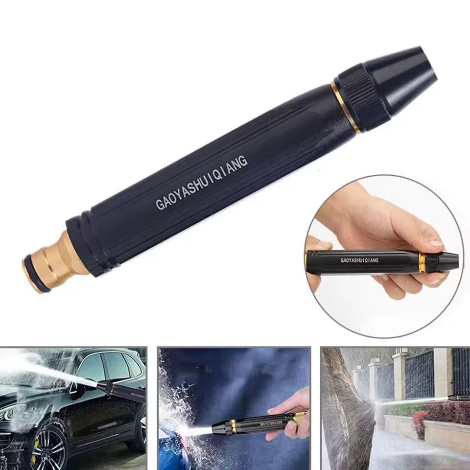 Pistolet à eau haute pression lavage de voiture jardin, pulvérisation مسدس ري قابل للتعديل