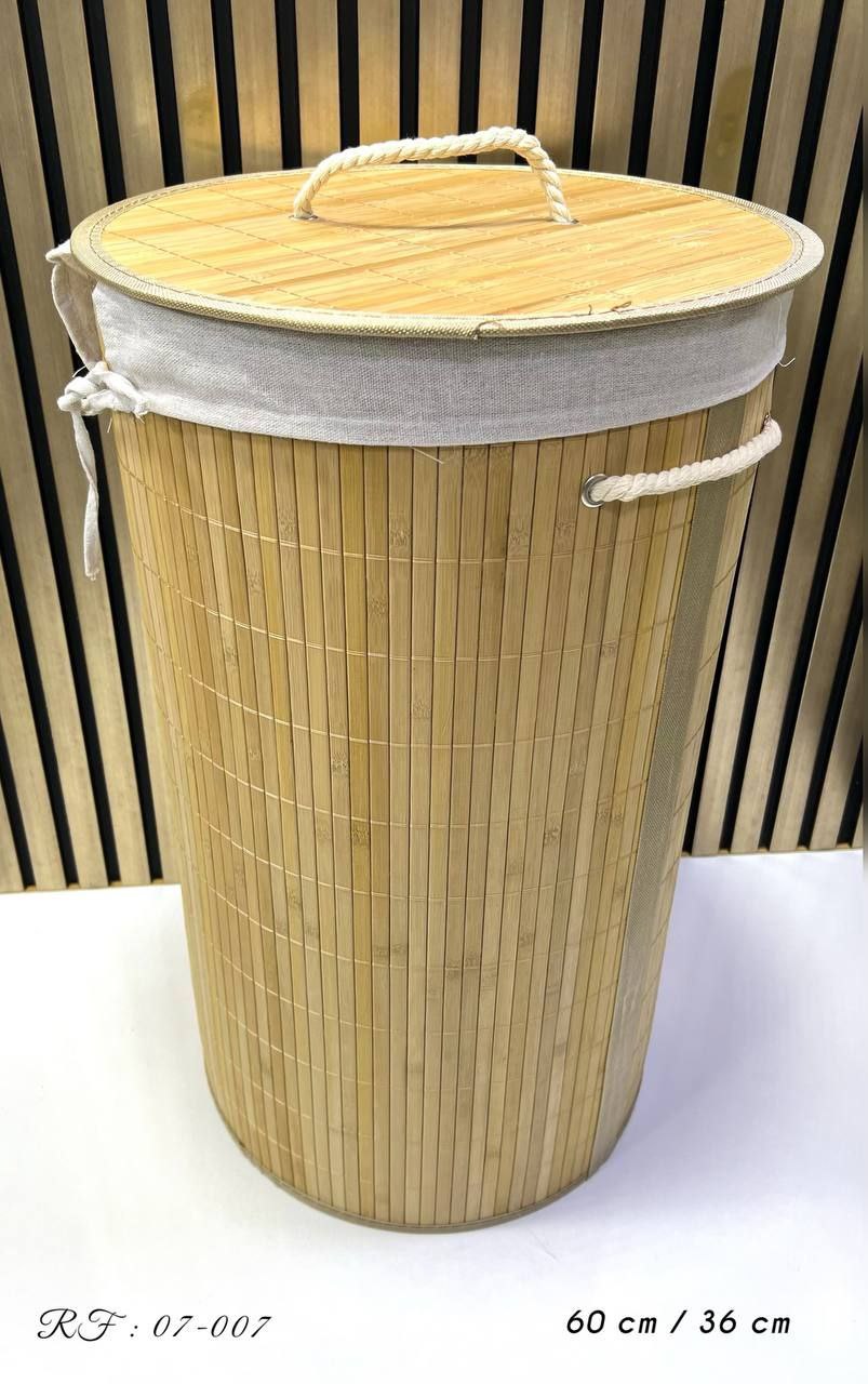 Sac pour ling en bois de bamboo Bamboo Laundry Hamper