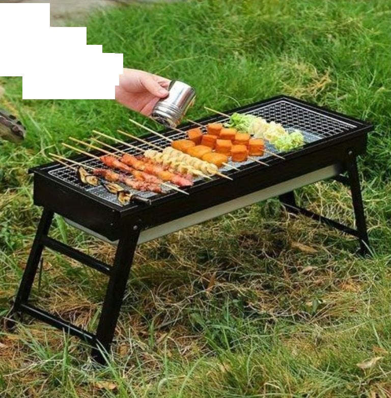 شواية فحم محمولة، مثالية للنزهات والتخييم Barbecue portable au charbon de bois
