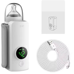 Chauffe-biberon portable, 6000 mAh, alimenté par batterie جهاز تدفئة زجاجات الأطفال المحمول، بسعة 6000 مللي أمبير، يعمل بالبطارية