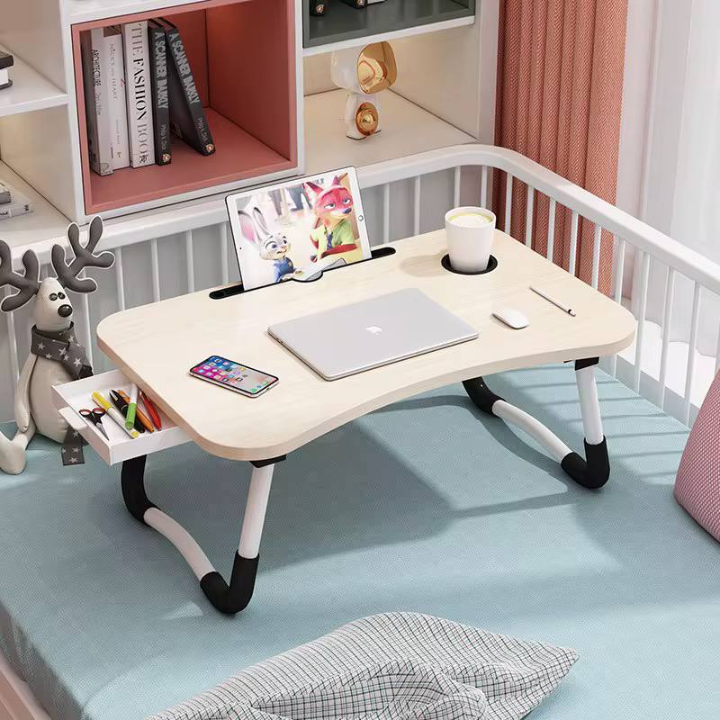 Table de lit pour ordinateur portable, bureau pliable et portable