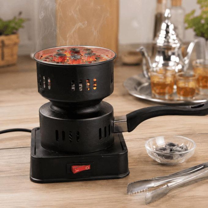 جهاز اشعال الفحم الكهربائي جهاز كهربائي محمول لتسخين الفحم Chauffe-Charbon Électrique Portable