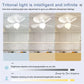 Ventilateur de plafond avec éclairage, télécommande, ampoule, 3 couleurs d'éclairage مروحة سقف مزودة بإضاءة، وجهاز تحكم عن بعد، ومصباح، وثلاثة ألوان إضاءة