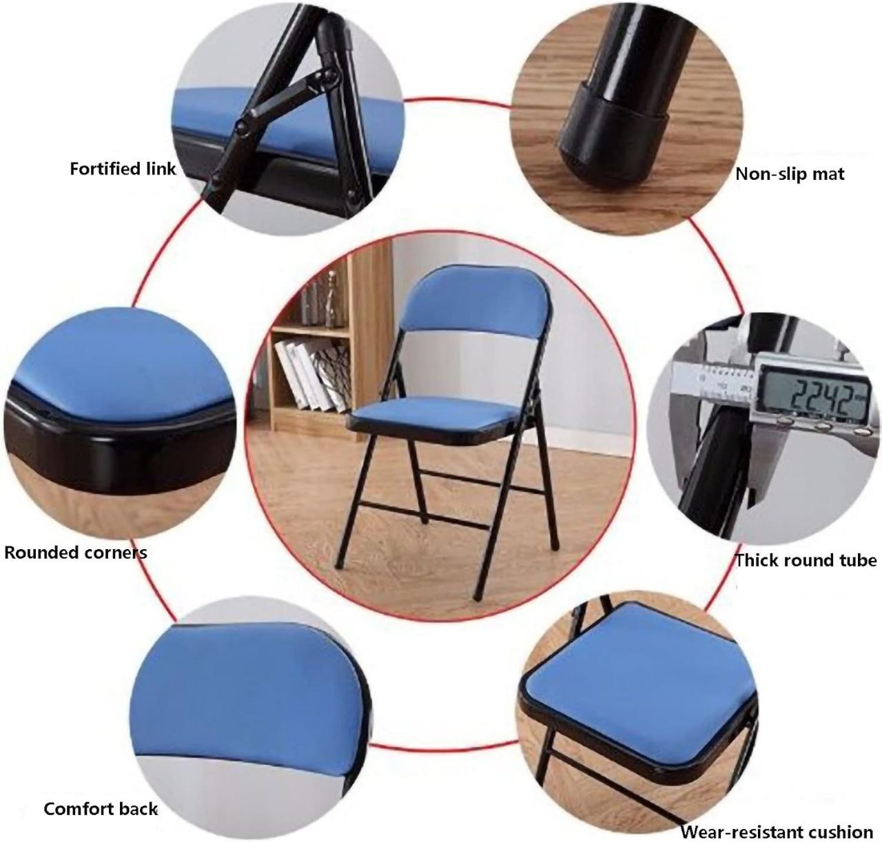 Chaise pliante pour la maison كرسي منزلي قابل للطي