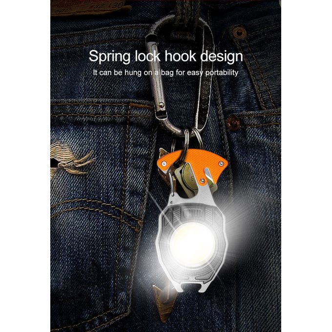 W5147 Lampe Porte-clés Multifonction Rechargeable مصباح سلسلة مفاتيح متعدد الوظائف قابل للشحن