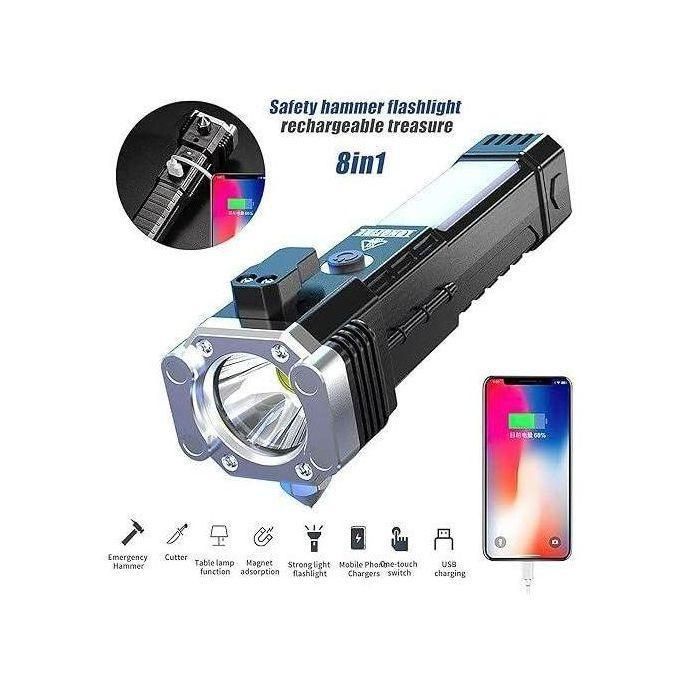 مصباح يدوي LED قابل لإعادة الشحن بقوة 3 واط LED 3W Torch Lampe Torche LED 3W Rechargeable