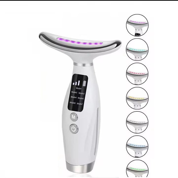 جهاز تدليك الوجه والرقبة، جهاز للعناية بالبشرة Neck Beauty Device Appareil de massage du visage et du cou, soin et lifting de la peau