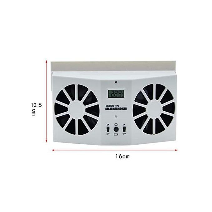 مروحة سيارة تعمل بالطاقة الشمسية Ventilateur Solaire pour Voiture